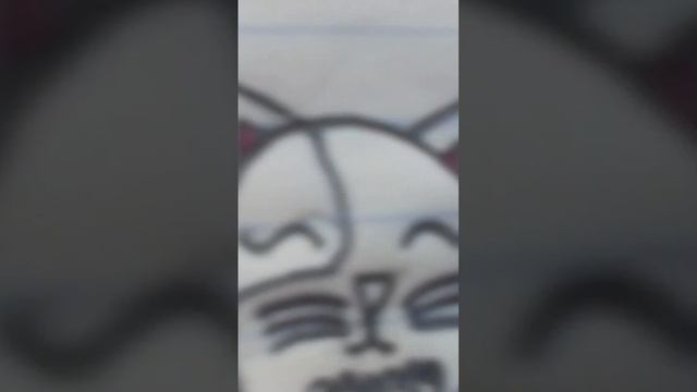 рисую кошечку