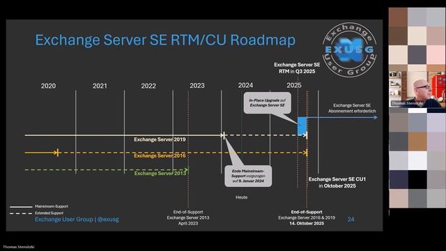 Exchange User Group - Q2 2024 - Exchange Server Subscription Edition смотреть онлайн