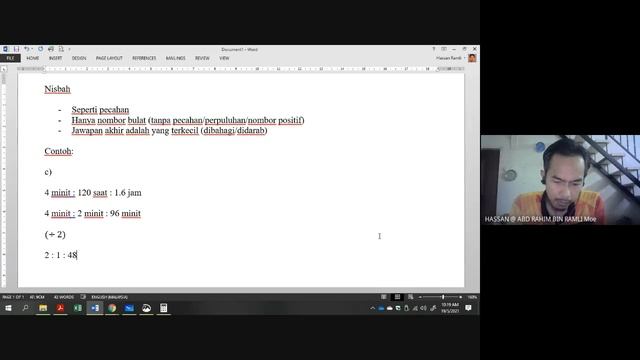 Kelas MATEMATIK 1K - Nisbah (Pengenalan) смотреть онлайн