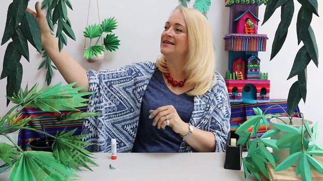 How to make tropical plants from paper - with Artizan International смотреть онлайн