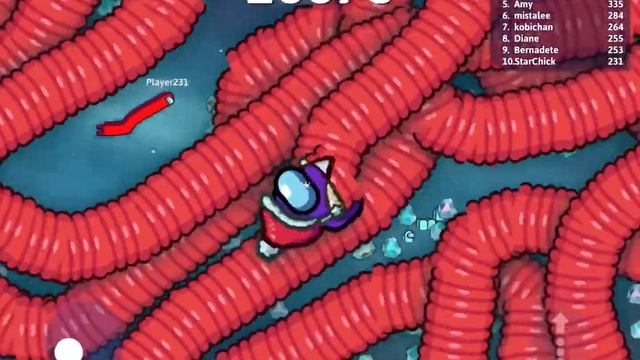 Jacket Up Crewmate in Snake Among Us : Polus #gameplay #snakeio #fungame смотреть онлайн