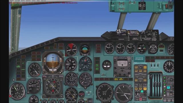 FSX Tupolev Tu-154b-2 by Project Tupolev Take Off and Autopilot смотреть онлайн