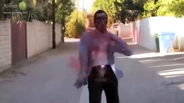 Опа зомби стайл))))Прикол ржачный