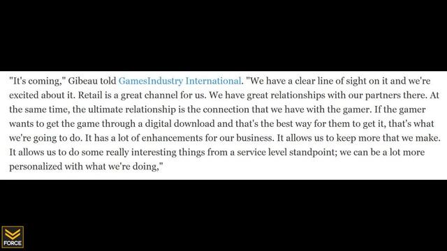The Force Feed - EA Will Go 100% Digital смотреть онлайн