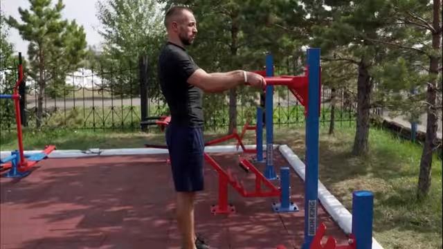 Становая тяга S420 IronKing уличный тренажер для спортивных площадок на открытом воздухе