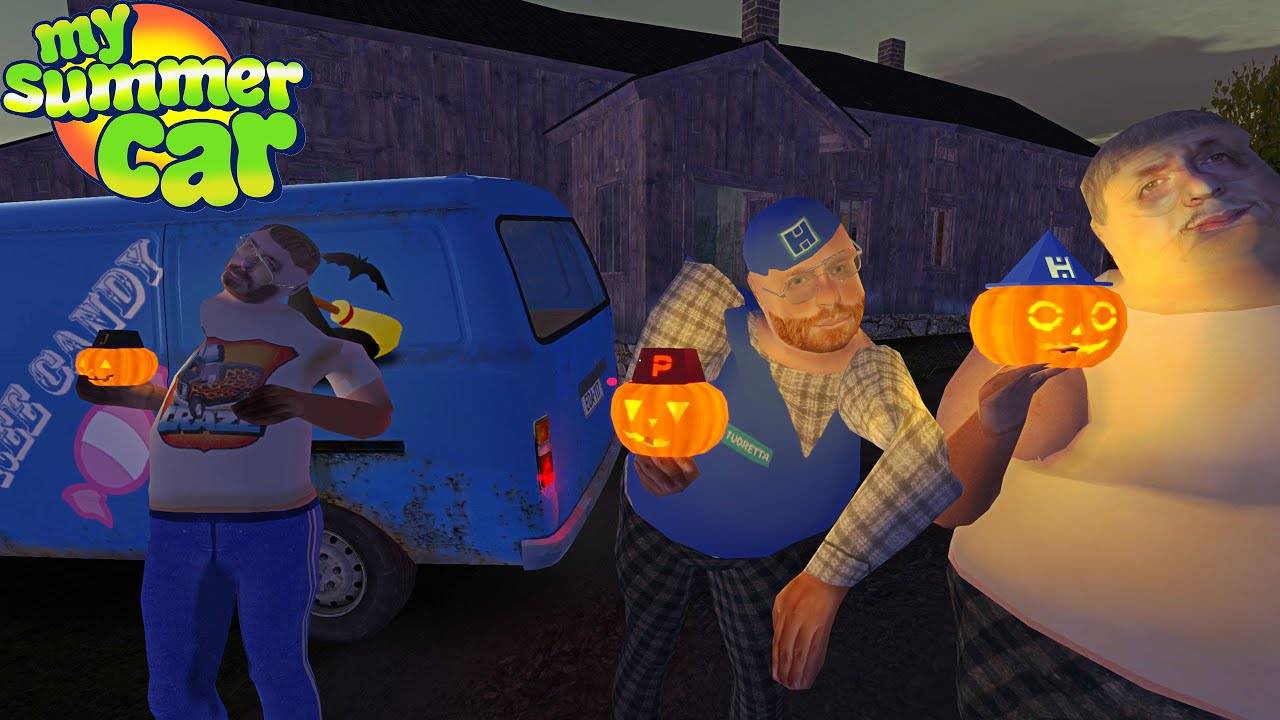 ХЭЛЛОУИН В ЗАБРОШЕННОМ ОСОБНЯКЕ - My Summer Car смотреть онлайн