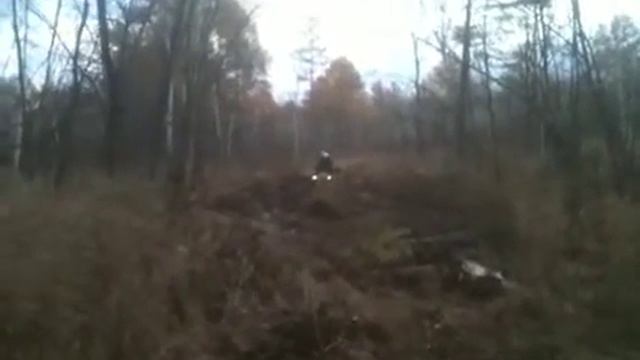 Поездка на квадрациклах на малый таймень. Биробиджан 2014 - 5 смотреть онлайн