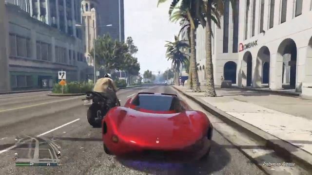 EL DE LA MOTO SE MORFO LA PARED GTA 5 смотреть онлайн