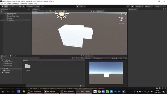 Изучение среды разработки Unity [Часть 2] смотреть онлайн