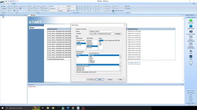 Wecon HMI || SERVO WECON WITH HMI WECON MODBUS COMMUNICATION