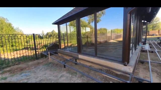 Благоустройство в КП «Аврора» Часть 1, Устройство садовых дорожек и установка каркаса для настила смотреть онлайн