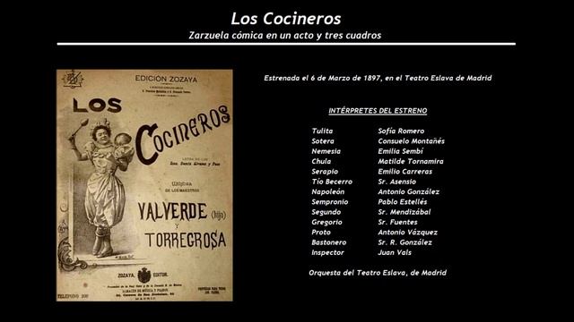 Los Cocineros - Jota de Tulita 'Aunque me digas que no' (1908) Emilia Vergeri смотреть онлайн
