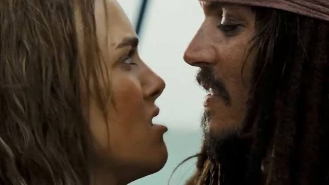 Pirates Of The Caribbean - Will Turner Catches Elizabeth Kissing Jack Sparrow | Animeclips