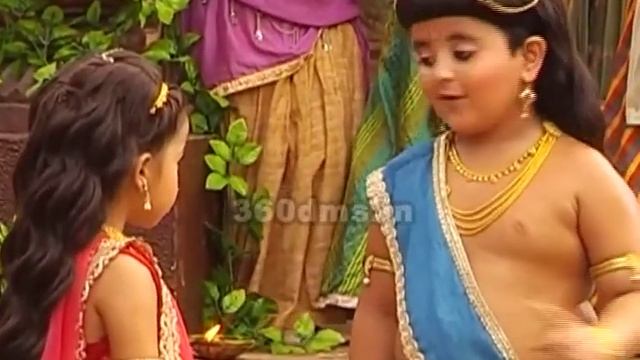 Paramavatar Shri Krishna - परमावतार श्री कृष्ण | CUTE Little Krishna With Radha | Watch Video! смотреть онлайн