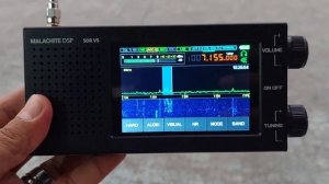 2023 Malachite DSP SDR V5 + SMA Male Telescopic Antenna Test  40m Band