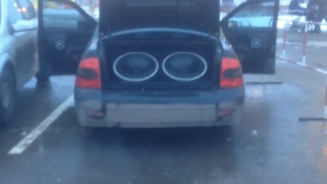 Emma _ Приора _ о920ат _ Обзор _ Сабвуфер _ Бас _ Kicx QS 380 _ Флекс _ АвтоЗвук смотреть онлайн