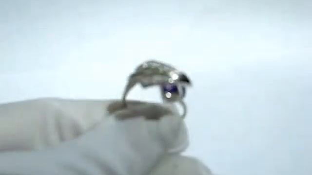 Серебряное кольцо 925 пробы с аметистом, фианитом, 2200000405715 смотреть онлайн