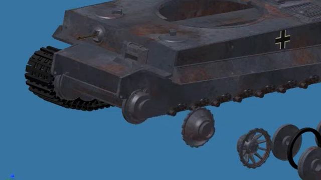 PzKpfw VI Tiger - model смотреть онлайн