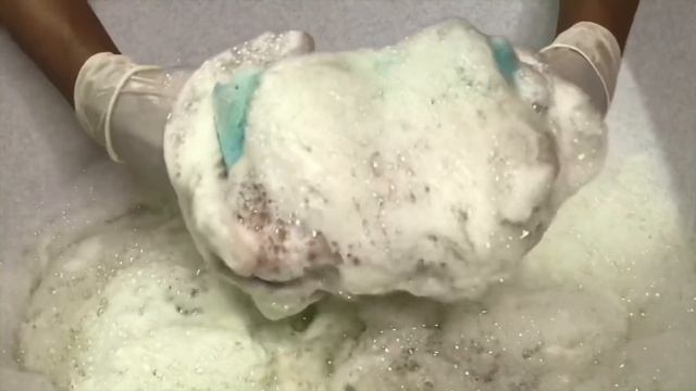 (4 Different Cleaners) Asmr Sponge Squeezing & Rinsing Asmr Sleep Oddly Satisfying Video