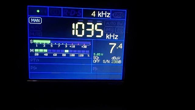 1035 кГц Радио Эли Эстония. Приём в Кишинёве. смотреть онлайн