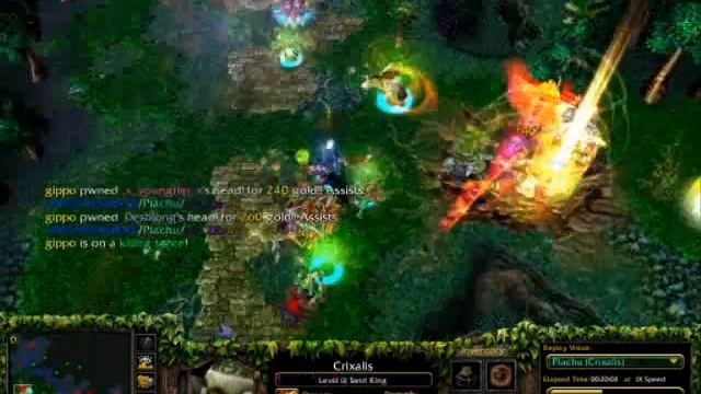 dota 6.55b Lina TIRPLE KILL !!!!!!!! смотреть онлайн