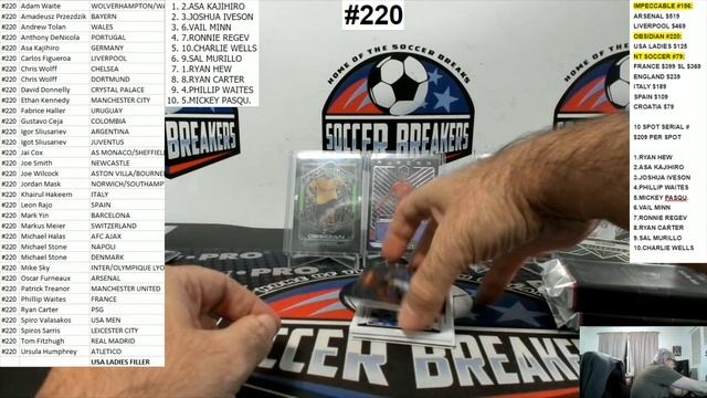 2019-20 PANINI OBSIDIAN SOCCER 6 BOX PICK YOUR TEAM PYT HOBBY CASE BREAK #220 (SOCCER BREAKERS FC) смотреть онлайн