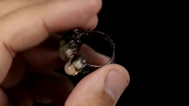 Серебряное кольцо с опалом натуральным арт 29423 смотреть онлайн