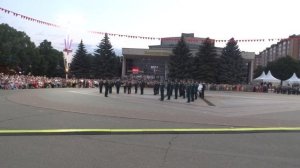 Парад военных оркестров. Завершение Всероссийского фестиваля военных оркестров на КМВ в г. Ессентуки