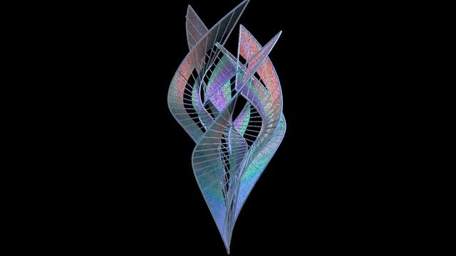 ELLIPTICAL HELIX in 3D - copyright Lyle London смотреть онлайн