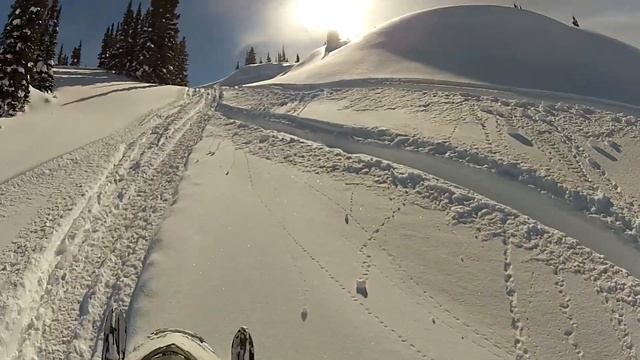Golden, BC-Quartz Creek Sledding