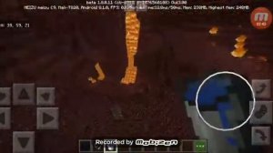 Как разлить воду в аду в minecraft pe