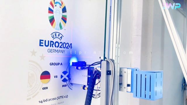 2024 UEFA Euro Cup opening match Germany 🇩🇪and Scotland🏴󠁧󠁢󠁳󠁣󠁴󠁿! Let's see our wall printer's works! смотреть онлайн