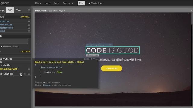Pinegrow Web Editor Intro смотреть онлайн
