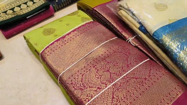 Kumaran silks Silk saree from 1000 To 2500 Soft silk Tissue Art Silk kubera digital print Silk sare смотреть онлайн
