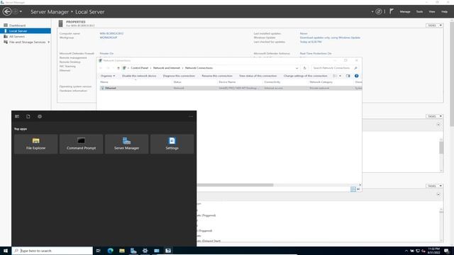 How To Configure Windows Server 2022 - Server 2022 Training Video 2 - InfoSec Pat смотреть онлайн