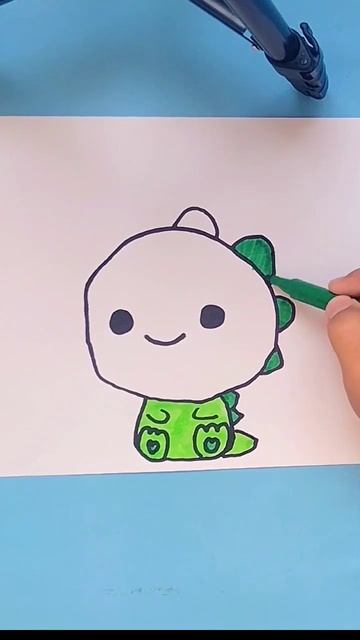 как нарисовать динрзавра. динозавр салу смотреть онлайн