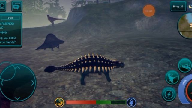 выживание на анкилозавре #динозавры #игры смотреть онлайн