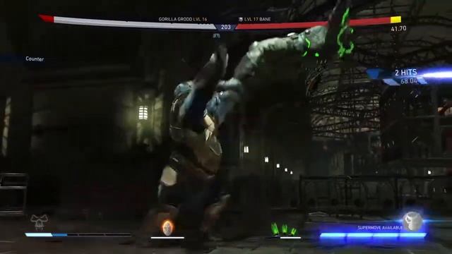 INJUSTICE 2 Gorilla Grodd vs Bane (Hard) смотреть онлайн