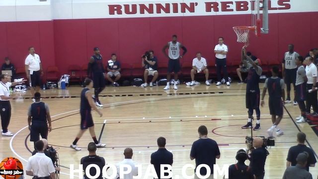 USA Basketball Running Offensive Plays Starters VS Bench. Rio Olympics 2016 HoopJab смотреть онлайн