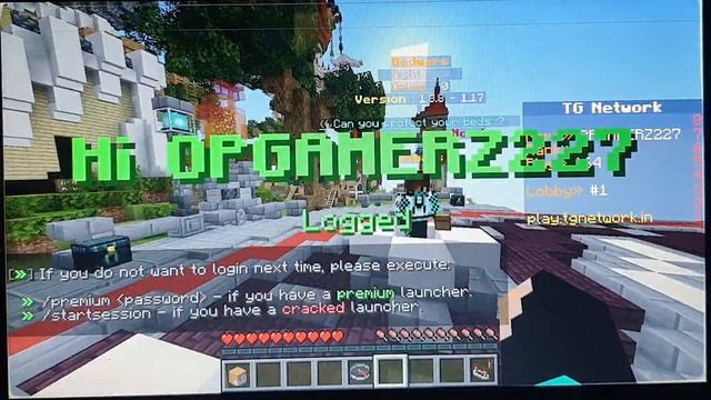 How To Play Bed Wars In TG Network In Minecraft Crack Tlauncher #Minecraft#Minecraftbedwars