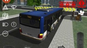 Хорошая и немного дождевая поездка в Public Transport Simulator.