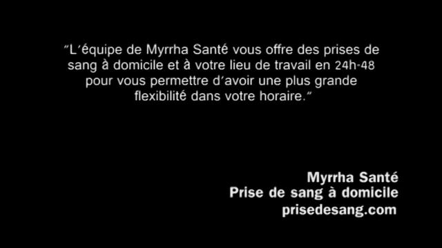 Prise De Sang à Domicile Montréal, Laval, Montérégie, Laurentides, Lanaudière - Myrrha Santé