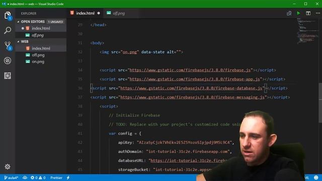 Como criar protótipo de IoT com Arduino + Javascript + Firebase (#4) смотреть онлайн