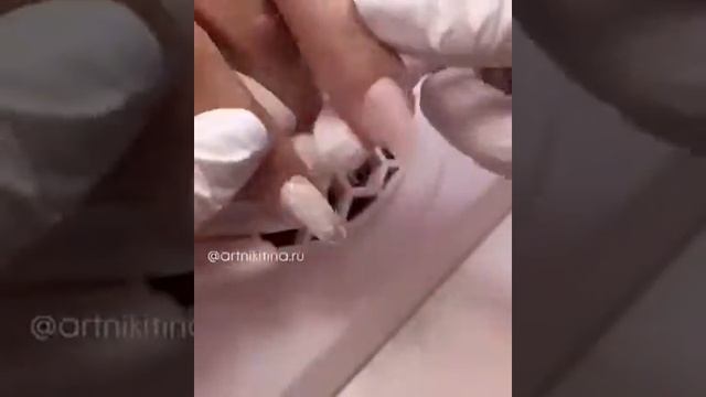 Чешуйки, ускоренный видео урок дизайна ногтей