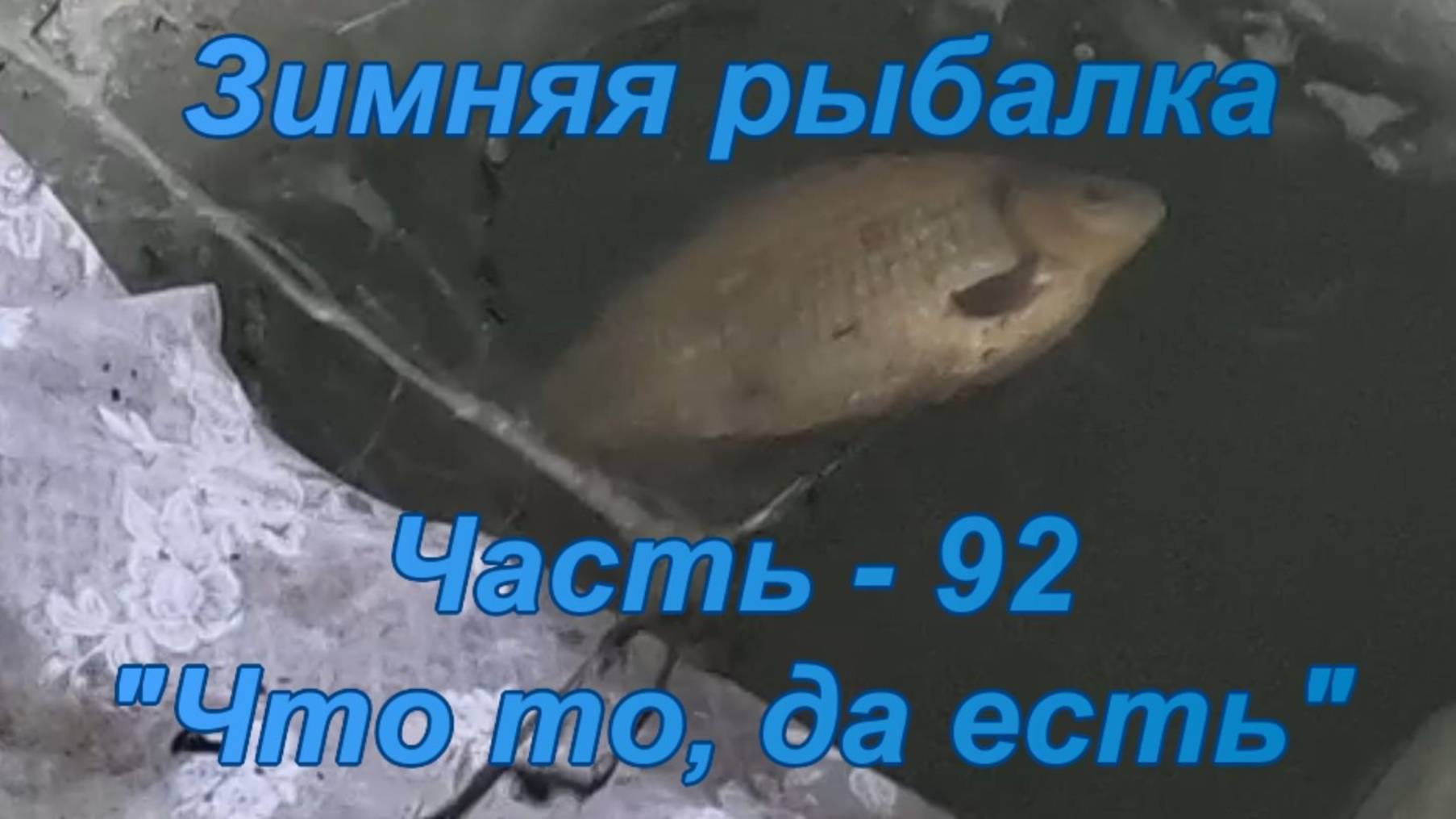 Зимняя рыбалка. Часть - 92. "Что то да есть". смотреть онлайн