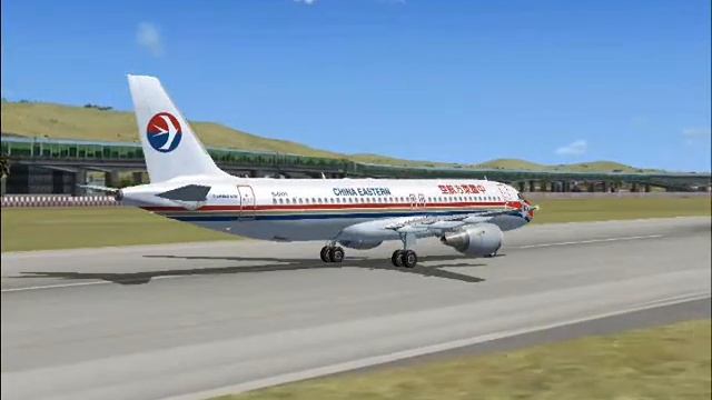 FSX China Eastern Airlines A320 Landing in Taipei-Sungshan Airport смотреть онлайн