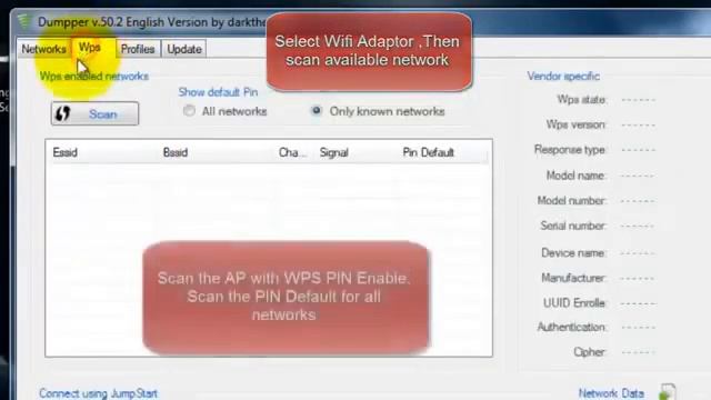 Hack WPA WPS in Window OS Less 60sec + Dumpper English Version by darktheatre смотреть онлайн