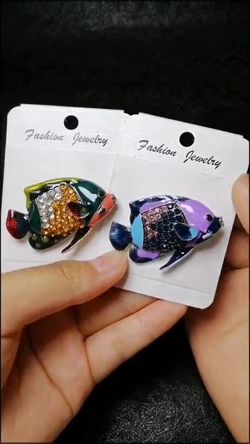 Женская брошь клоун cindy xiang, винтажная в виде рыбы, 3 цвета купить с Aliexpress смотреть онлайн