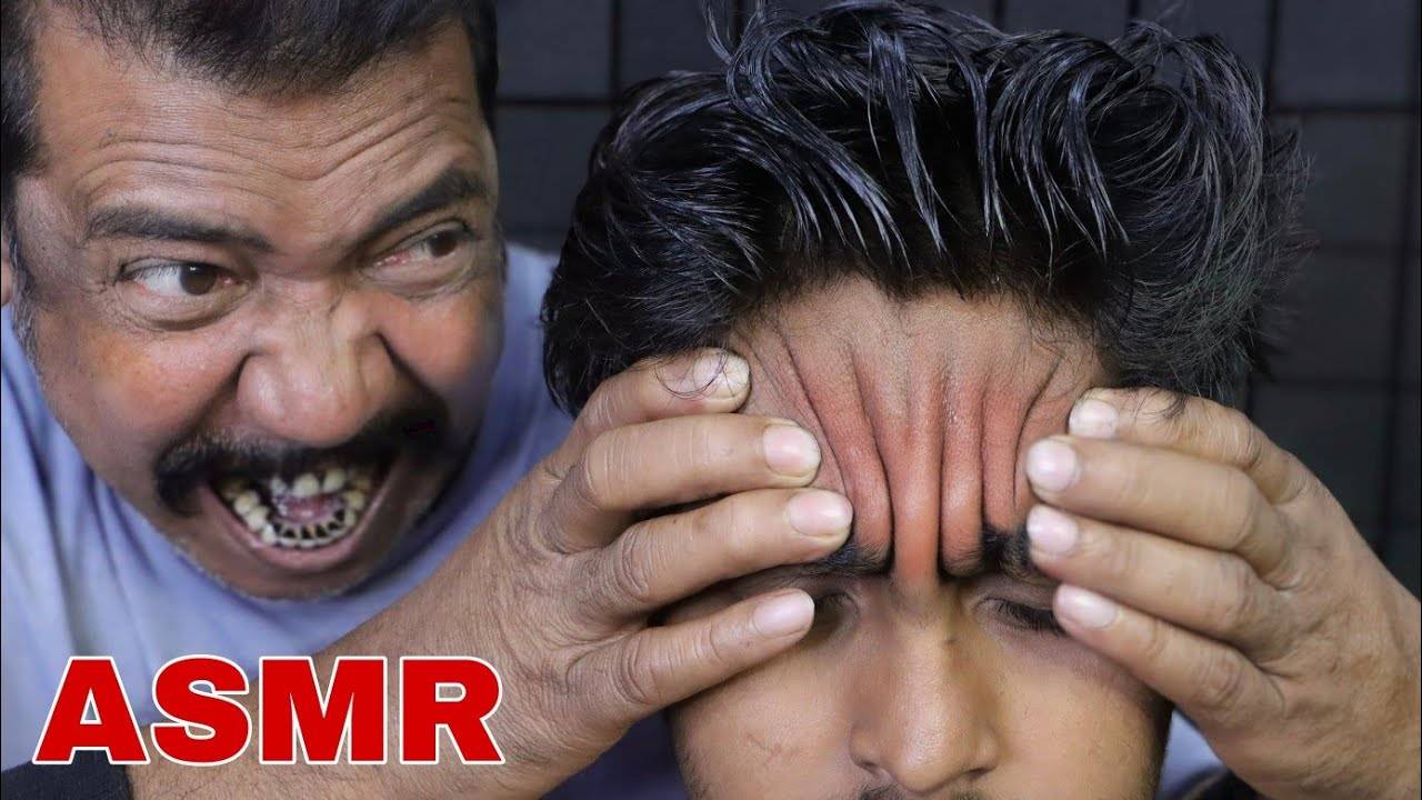 Asim Barber Head Massage With Amazing Hair Cracking & Scalp Scratching ｜ Neck Cracking смотреть онлайн