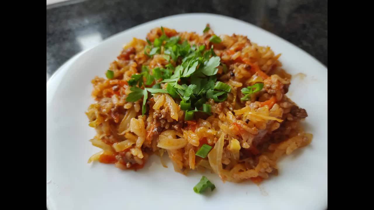 Ленивые голубцы — быстро, просто, вкусно! 🥬🍛 смотреть онлайн